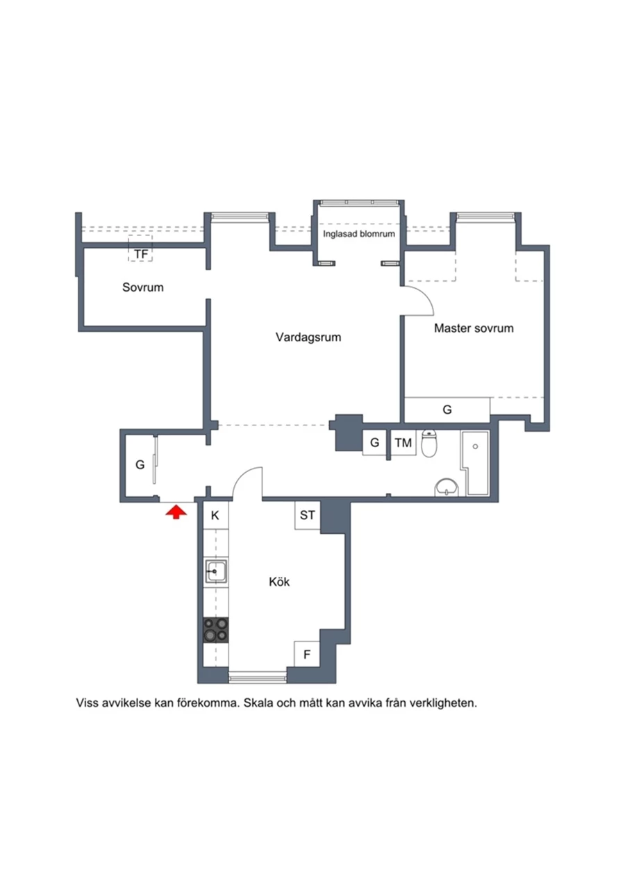 Planritning Grev Turegatan 53