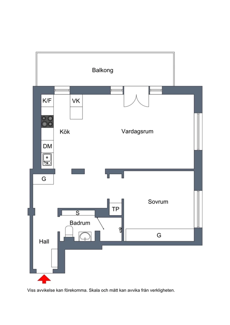 Planritning Baltzar von Platens gata 7C