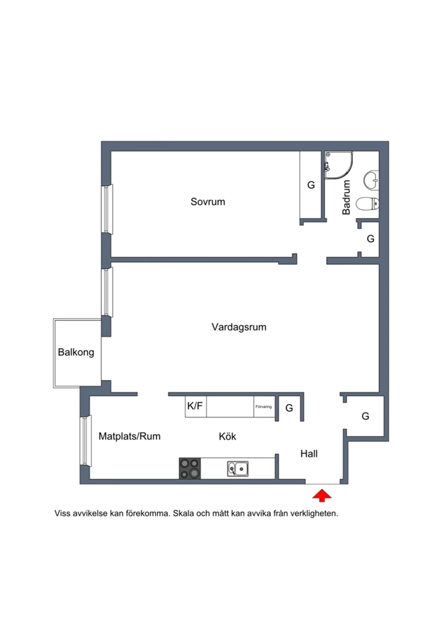 Planritning Gyllenstiernsgatan 18