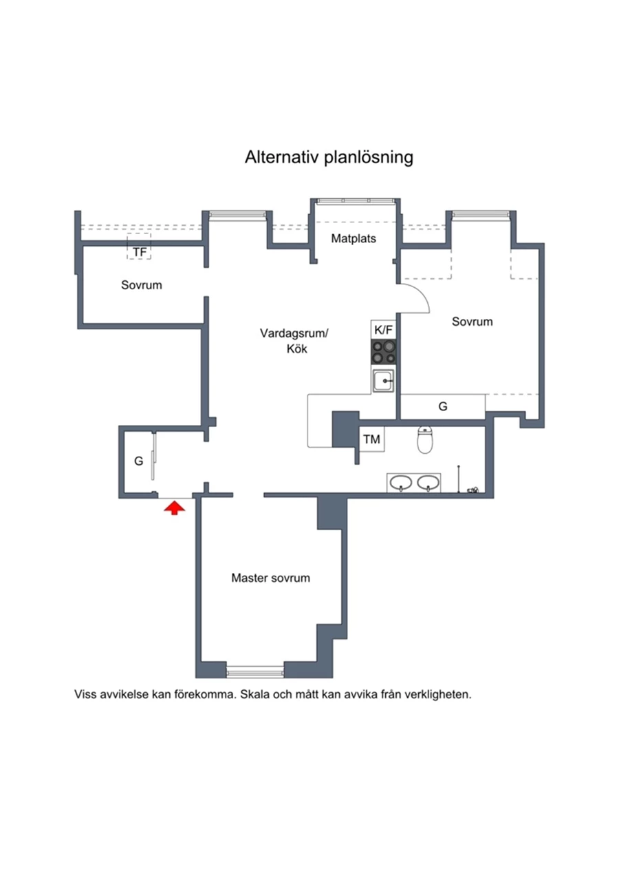 Planritning Grev Turegatan 53