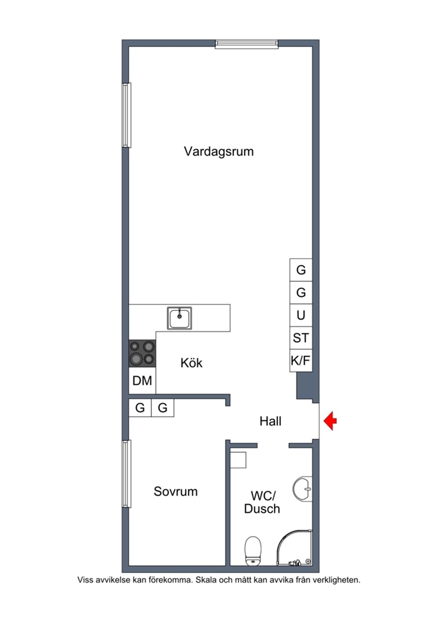 Planritning Gyllenstiernsgatan 3